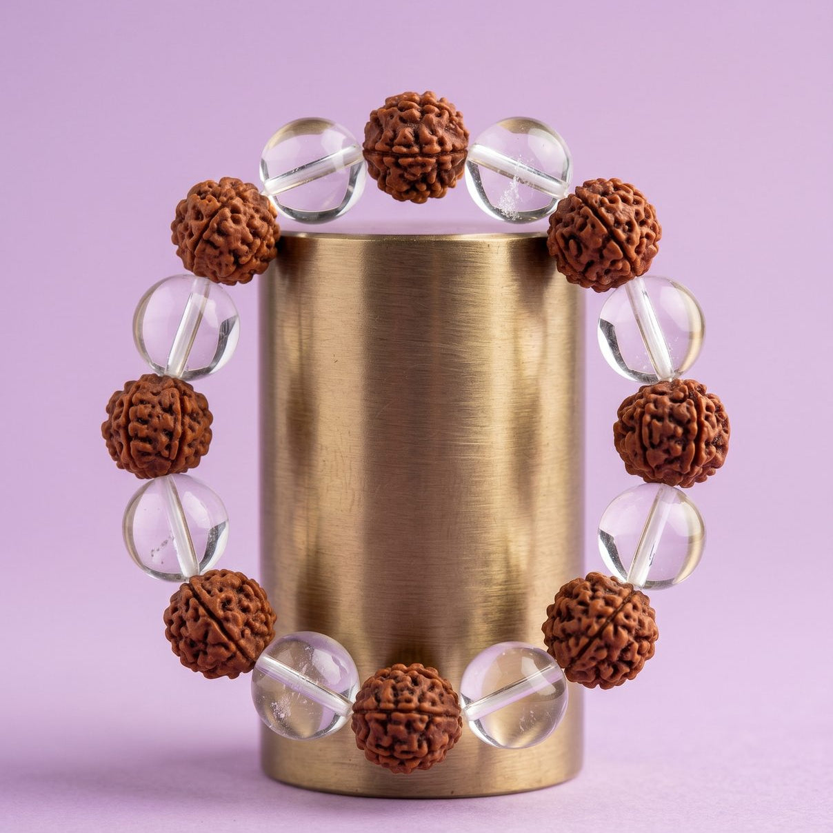 5 Mukhi + Sphatik Bracelet