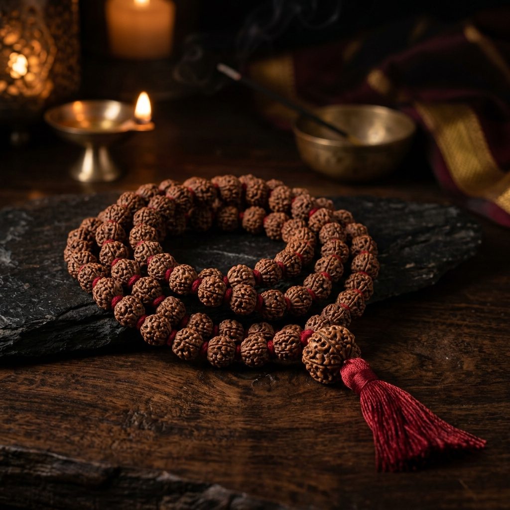 5 Mukhi Rudraksha Mala